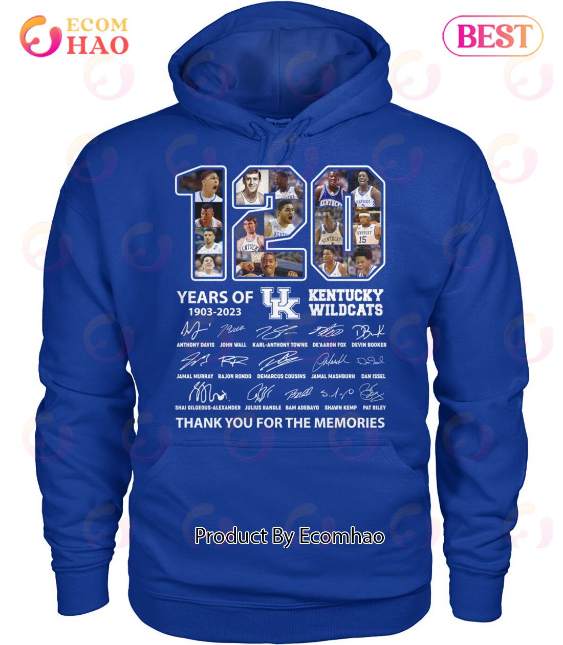 120 Years Of 1903 – 2023 Kentucky Wildcats Thank You For The Memories T-Shirt