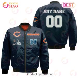 NFL Chicago Bears Custom Your Name & Number Bomber Jacket