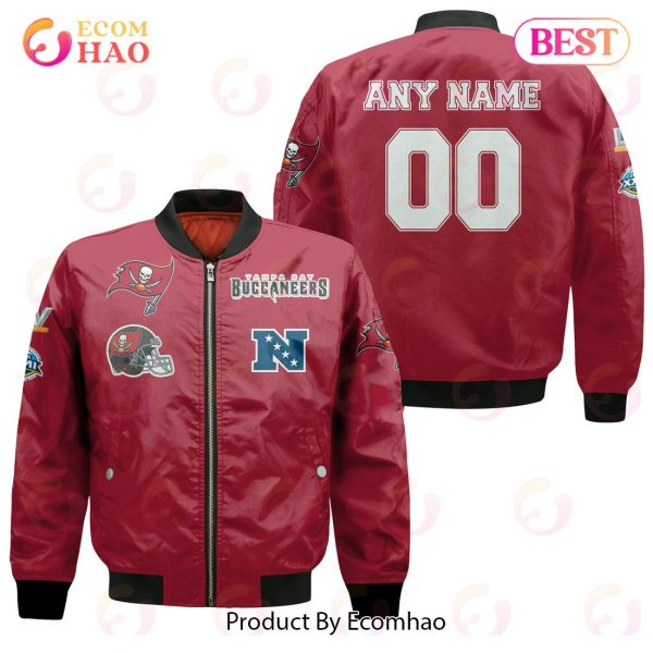 NFL Tampa Bay Buccaneers Custom Your Name & Number Bomber Jacket