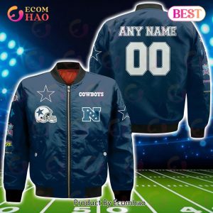NFL Dallas Cowboys Custom Your Name & Number Bomber Jacket