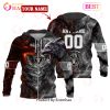 NFL Los Angeles Chargers Special Design Demon Face 3D Hoodie