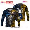 NFL Los Angeles Chargers Special Design Demon Face 3D Hoodie