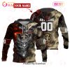 NFL New York Giants Special Design Demon Face 3D Hoodie