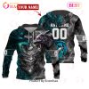 NFL New York Jets Special Design Demon Face 3D Hoodie
