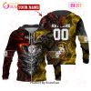 NFL Philadelphia Eagles Special Design Demon Face 3D Hoodie