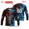 NFL Tampa Bay Buccaneers Special Design Demon Face 3D Hoodie