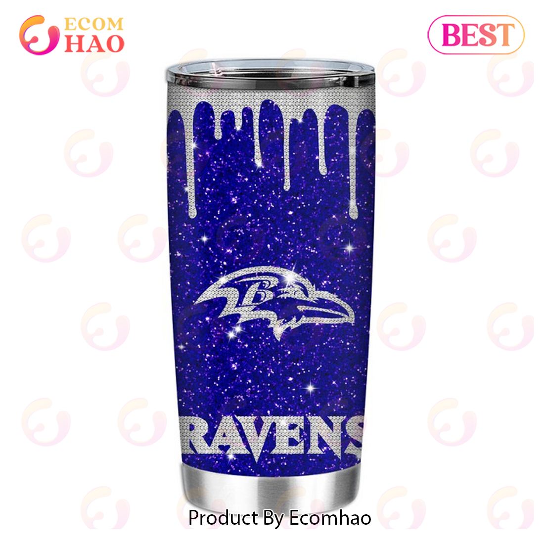 NFL Baltimore Ravens Special Design Purl Tumbler