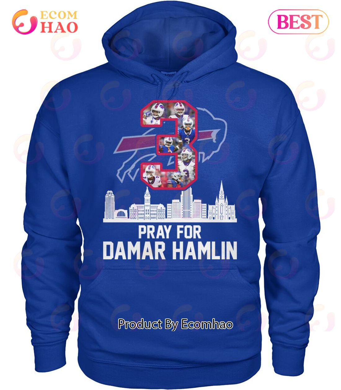 Pray For Damar Hamlin Tee Trending Shirt - Jolly Family Gifts