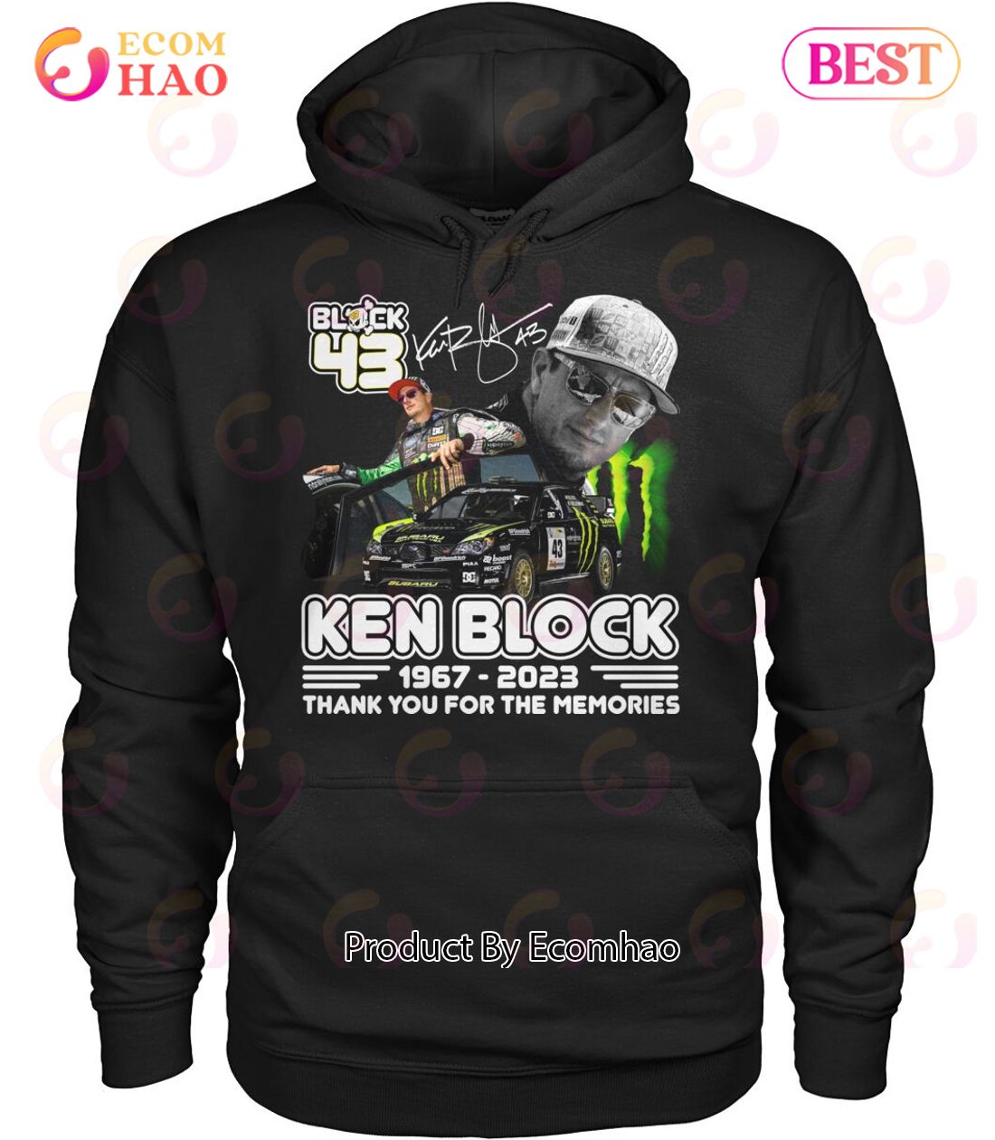 43 Forever Ken Block 1967 – 2023 Thank You For The Memories T-Shirt