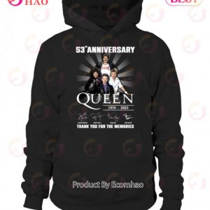 53rd Anniversary 1970 – 2023 Queen 1970 – 2023 Thank You For The Memories T-Shirt