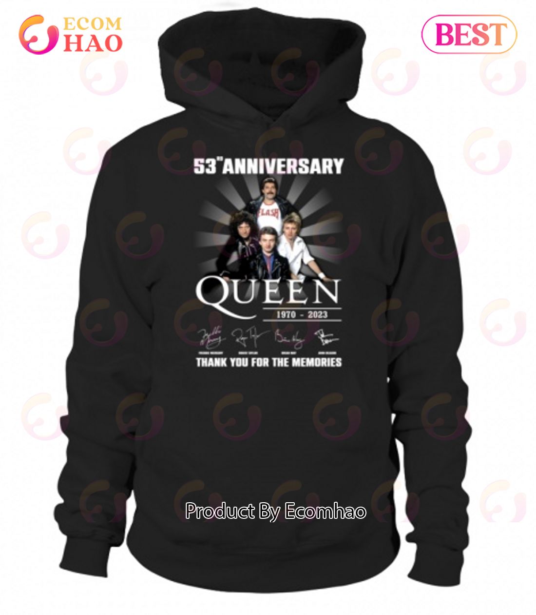 53rd Anniversary 1970 – 2023 Queen 1970 – 2023 Thank You For The Memories T-Shirt