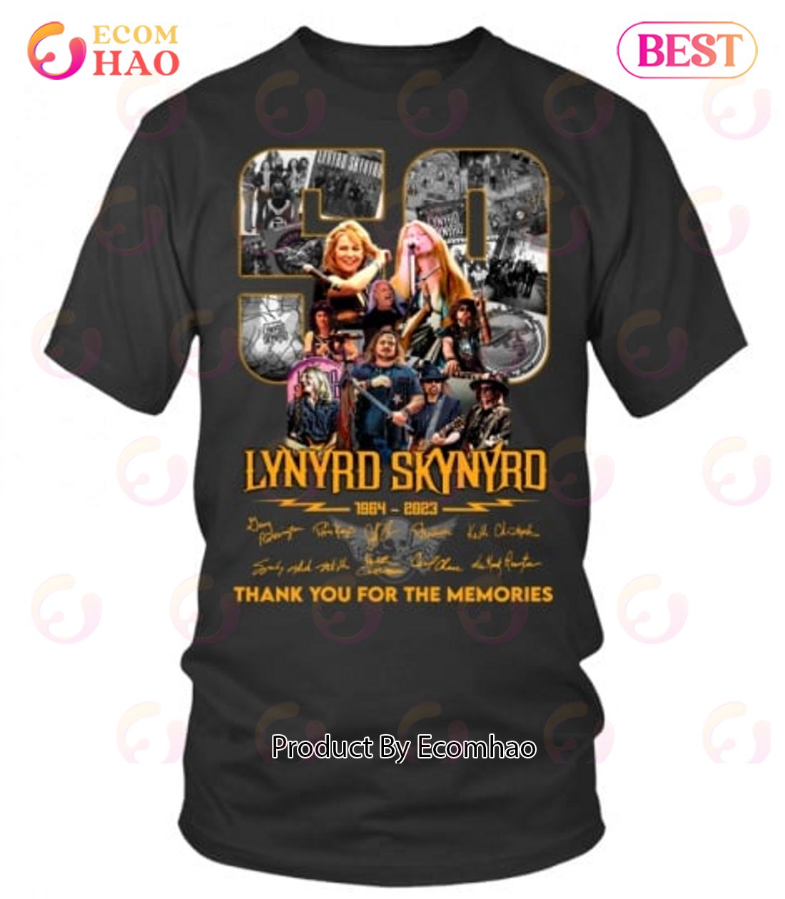 59 Years Of 1964 – 2023 Lynyrd Skynyrd Thank You For The Memories T-Shirt