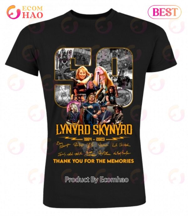 59 Years Of 1964 – 2023 Lynyrd Skynyrd Thank You For The Memories T-Shirt