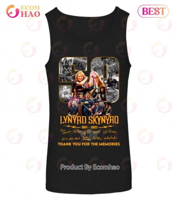 59 Years Of 1964 – 2023 Lynyrd Skynyrd Thank You For The Memories T-Shirt
