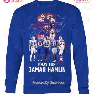 Buffalo Bills Pray For Damar Hamlin Unisex T-Shirt - Ecomhao Store