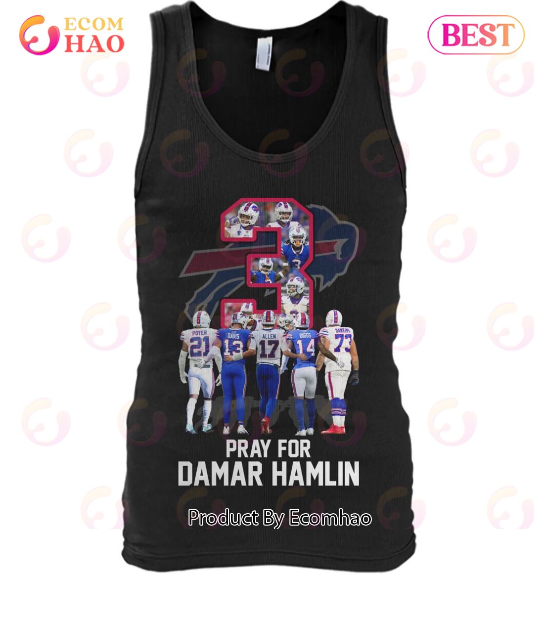 Buffalo Bills Pray For Damar Hamlin T-shirt - Rosita Deal