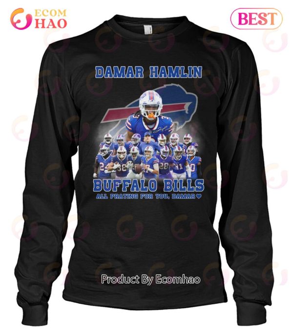 Damar Hamlin Buffalo Bills All Praying For You, Damar T-Shirt