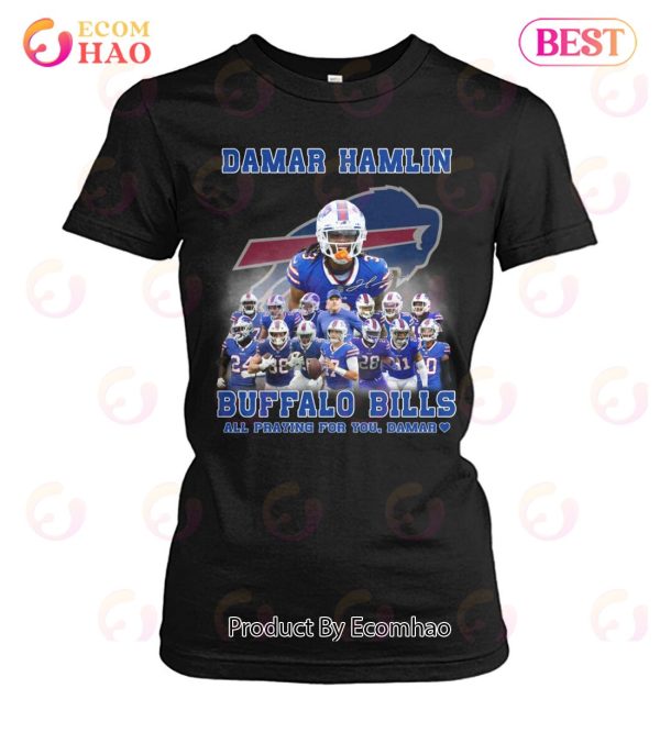 Damar Hamlin Buffalo Bills All Praying For You, Damar T-Shirt