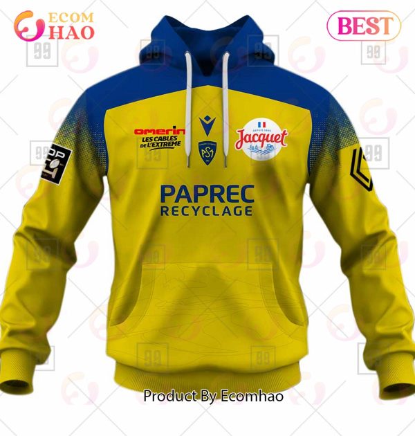 Personalized Top14 ASM Clermont Auvergne Rugby 2223 3D Hoodie