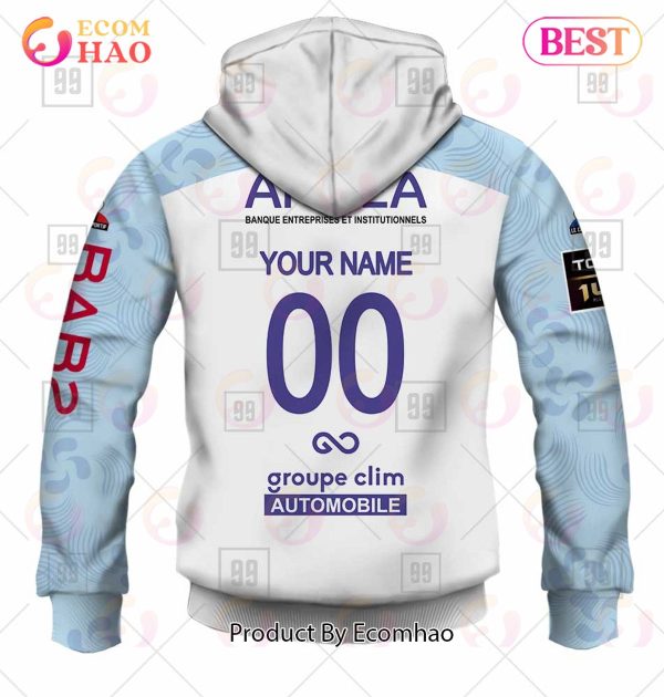Personalized Top14 Aviron Bayonnais Rugby 2223 3D Hoodie