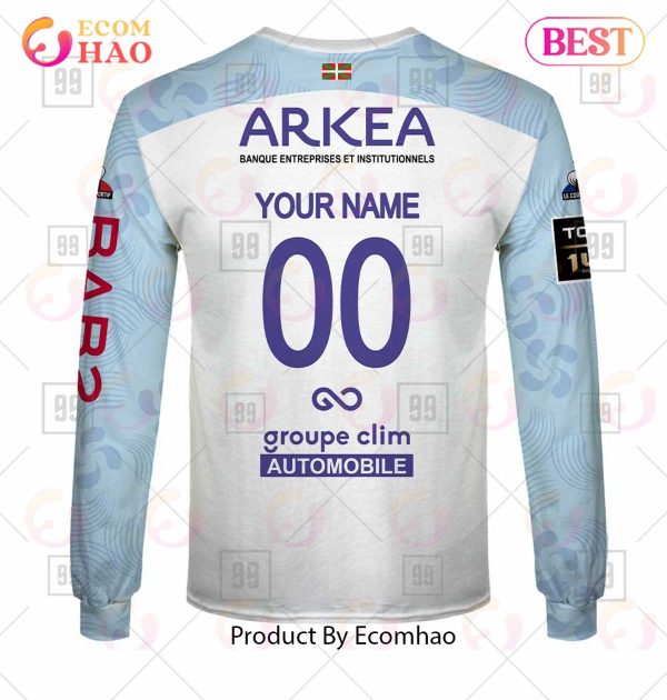Personalized Top14 Aviron Bayonnais Rugby 2223 3D Hoodie