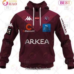 Personalized Top14 Bordeaux Begles Rugby 2223 3D Hoodie