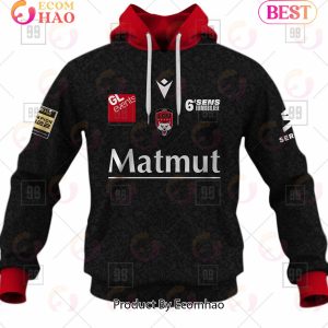 Personalized Top14 Lyon LOU Rugby 2223 3D Hoodie