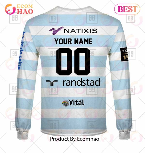 Personalized Top14 Racing 92 Rugby 2223 3D Hoodie