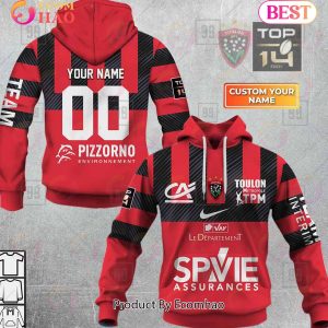 Personalized Top14 RC Toulonnais Rugby 2223 3D Hoodie