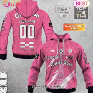 Personalized Top14 Stade Francais Paris Rugby 2223 3D Hoodie