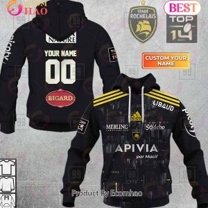 Personalized Top14 Stade Rochelais Rugby 2223 3D Hoodie