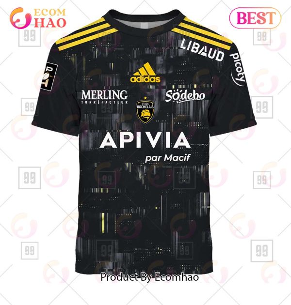 Personalized Top14 Stade Rochelais Rugby 2223 3D Hoodie