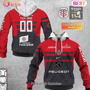 Personalized Top14 Stade Toulousain Rugby 2223 3D Hoodie