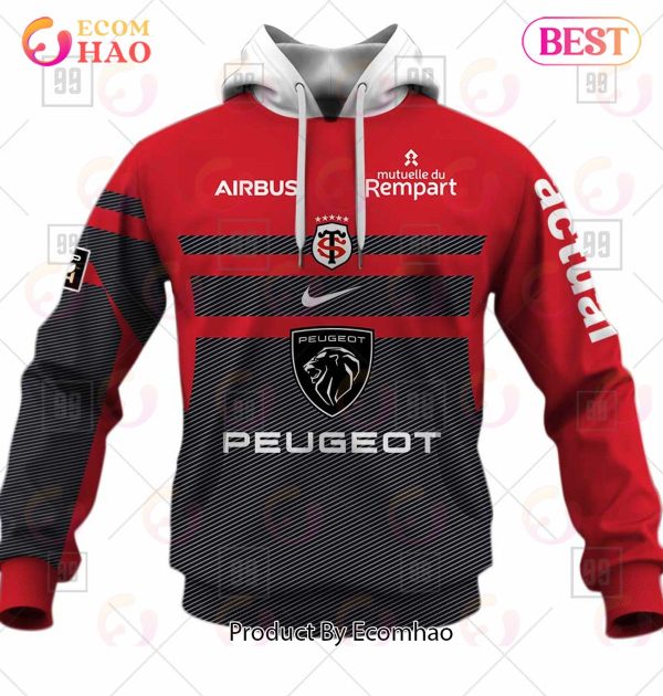 Personalized Top14 Stade Toulousain Rugby 2223 3D Hoodie