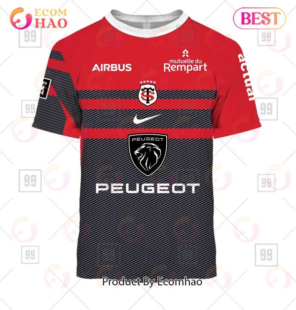 Personalized Top14 Stade Toulousain Rugby 2223 3D Hoodie