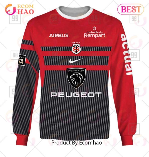 Personalized Top14 Stade Toulousain Rugby 2223 3D Hoodie