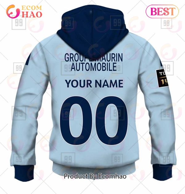 Personalized Top14 USA Perpignan Rugby 2223 3D Hoodie