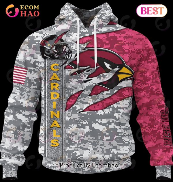 NFL Arizona Cardinals Camo US 3D Hoodie