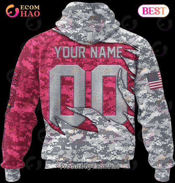 NFL Arizona Cardinals Camo US 3D Hoodie