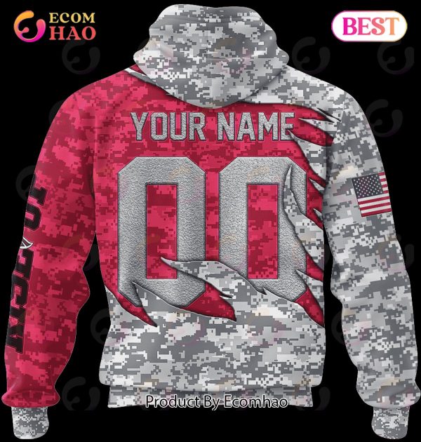 Atlanta Falcons Crucial Catch Custom Your Name & Number Breast Cancer  Awareness Month 3D Hoodie - Ecomhao Store