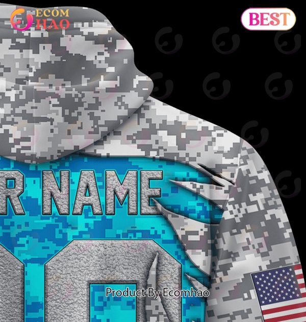 NFL Carolina Panthers Camo US 3D Hoodie - Ecomhao Store