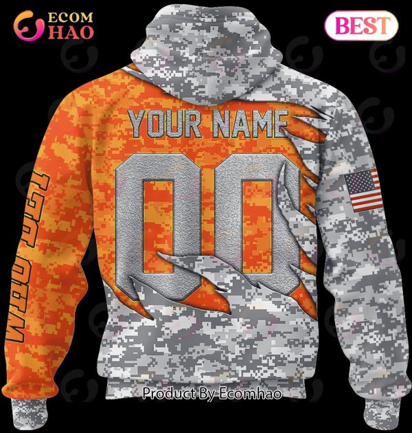 Cincinnati Bengals NFL US Flag Camo Veteran Team 3D All Over Print Hoodie  For Men And Women