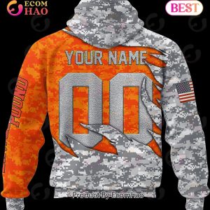 NFL Cleveland Browns Camo US 3D Hoodie