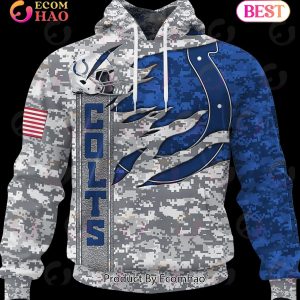 NFL Indianapolis Colts Camo US 3D Hoodie