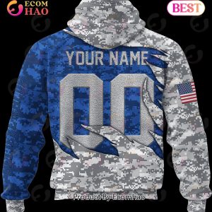 NFL Indianapolis Colts Camo US 3D Hoodie