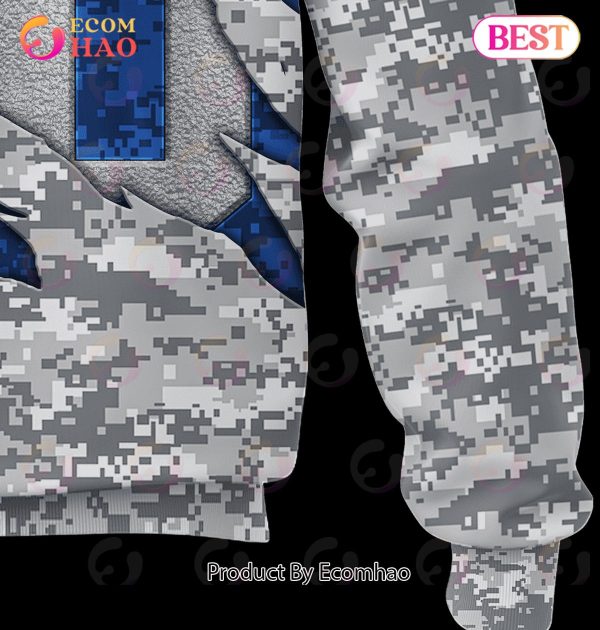 NFL Indianapolis Colts Camo US 3D Hoodie - Ecomhao Store