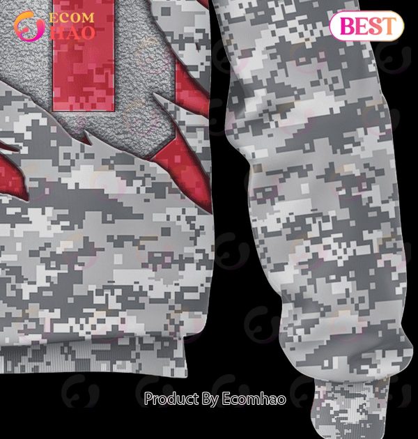 NFL Kansas City Chiefs Camo US 3D Hoodie