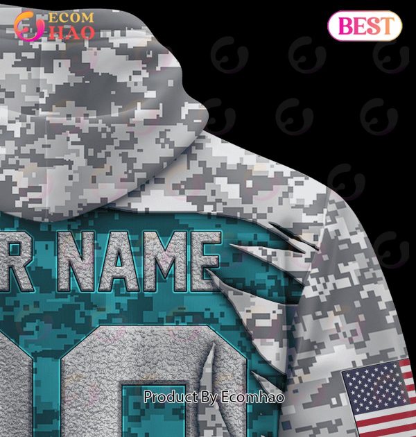 BEST NFL Philadelphia Eagles Salute To Service - Honor Veterans And Their  Families 3D Hoodie