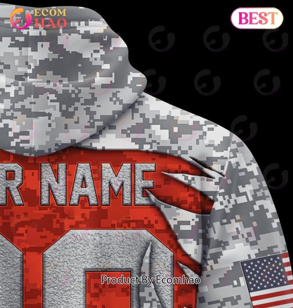 NFL San Francisco 49ers Camo US 3D Hoodie