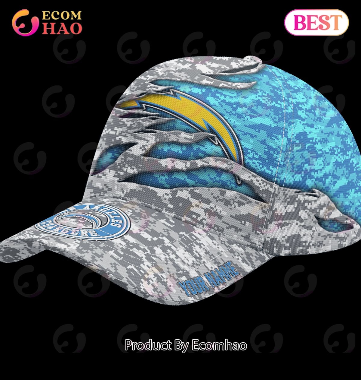 NFL Los Angeles Chargers Camo US Cap